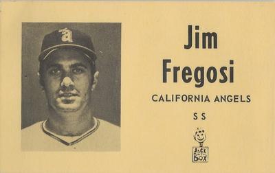 1971 Jack in the Box California Angels #NNO Jim Fregosi Front
