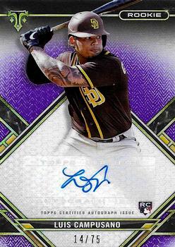 2021 Topps Triple Threads - Rookie Autographs Amethyst #RAC-LC Luis Campusano Front