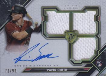 2021 Topps Triple Threads - Rookie & Future Phenoms Autograph Relics #RFPAR-PS Pavin Smith Front