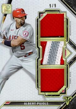 2021 Topps Triple Threads - 70 Years of Topps Relics #70TR-AP Albert Pujols Front