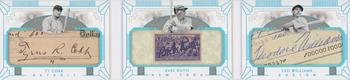 2021 Panini National Treasures - Triple Cut Signatures Booklet #TCSB-2 Ted Williams / Ty Cobb / Babe Ruth Front