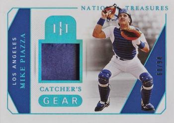 2021 Panini National Treasures - Catchers Gear #CG-MP Mike Piazza Front