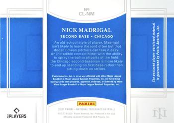2021 Panini National Treasures - Cleats #CL-NM Nick Madrigal Back