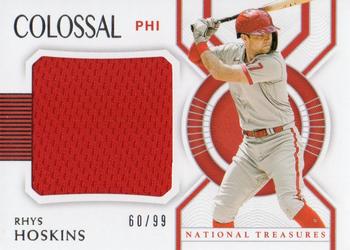 2021 Panini National Treasures - Colossal Materials #CM-RH Rhys Hoskins Front
