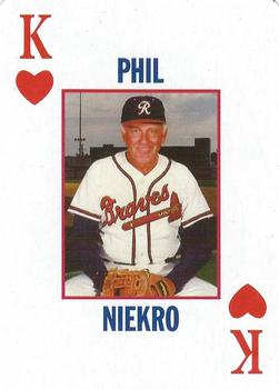 2008 Richmond Braves Greats Playing Cards #KH Phil Niekro Front