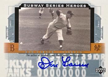 2001 Upper Deck - Hawaii Trade Conference Subway Series Heroes #KY-SS1 Don Larsen Front