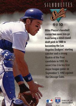 1993 Studio - Silhouettes #9 Mike Piazza Back