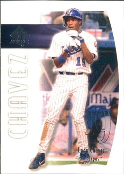 2002 Upper Deck Rookie Update - 2002 SP Authentic Update #185 Endy Chavez Front