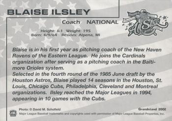2002 Grandstand AA All-Star Game #NNO Blaise Ilsley Back