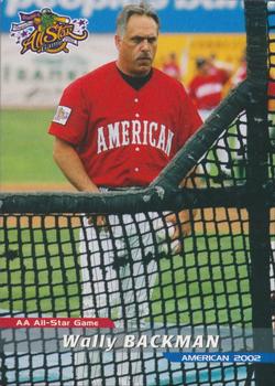 2002 Grandstand AA All-Star Game #NNO Wally Backman Front