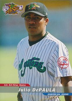 2002 Grandstand AA All-Star Game #NNO Julio DePaula Front