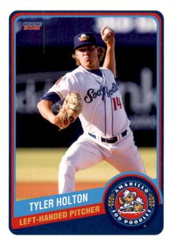 2021 Choice Amarillo Sod Poodles #17 Tyler Holton Front