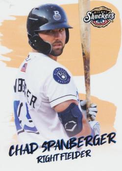 2021 Choice Biloxi Shuckers #23 Chad Spanberger Front