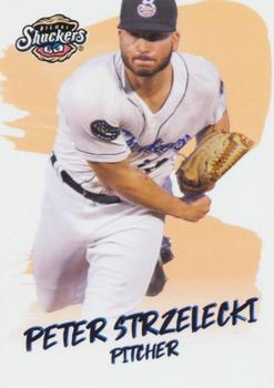2021 Choice Biloxi Shuckers #24 Peter Strzelecki Front