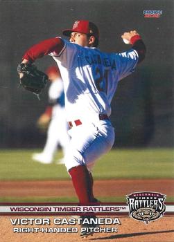 2021 Choice Wisconsin Timber Rattlers #4 Victor Castaneda Front