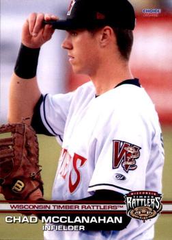 2021 Choice Wisconsin Timber Rattlers #17 Chad McClanahan Front