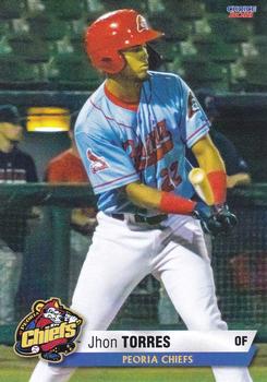 2021 Choice Peoria Chiefs #14 Jhon Torres Front