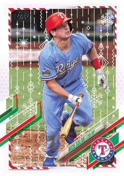 2021 Topps Holiday #HW14 Nick Solak Front