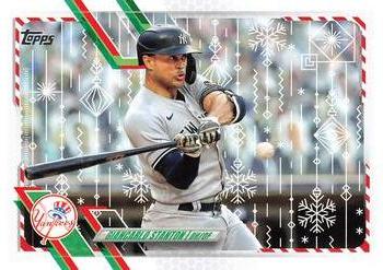 2021 Topps Holiday #HW16 Giancarlo Stanton Front