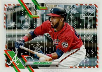 2021 Topps Holiday #HW19 Eddie Rosario Front