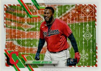 2021 Topps Holiday #HW25 Franmil Reyes Front