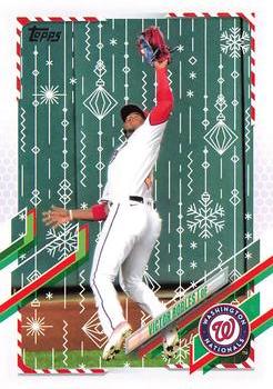 2021 Topps Holiday #HW32 Victor Robles Front