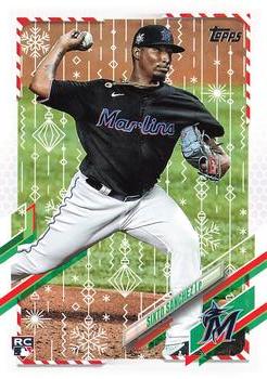 2021 Topps Holiday #HW38 Sixto Sanchez Front