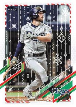2021 Topps Holiday #HW39 Brandon Lowe Front