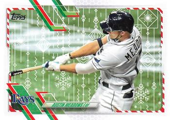 2021 Topps Holiday #HW43 Austin Meadows Front
