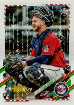 2021 Topps Holiday #HW47 Ryan Jeffers Front