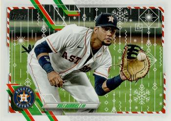 2021 Topps Holiday #HW51 Yuli Gurriel Front