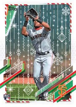 2021 Topps Holiday #HW57 Luis Alexander Basabe Front