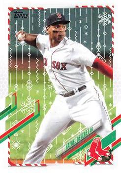 2021 Topps Holiday #HW66 Rafael Devers Front