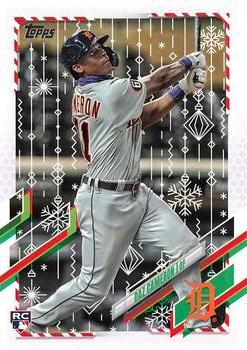 2021 Topps Holiday #HW67 Daz Cameron Front