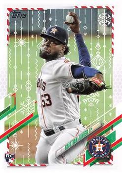 2021 Topps Holiday #HW74 Cristian Javier Front