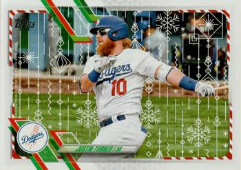 2021 Topps Holiday #HW82 Justin Turner Front