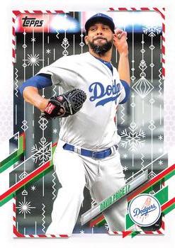 2021 Topps Holiday #HW89 David Price Front