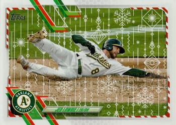 2021 Topps Holiday #HW98 Jed Lowrie Front