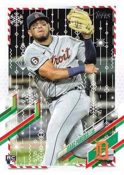 2021 Topps Holiday #HW120 Isaac Paredes Front