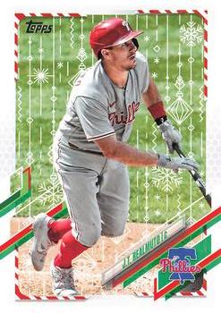 2021 Topps Holiday #HW172 JT Realmuto Front