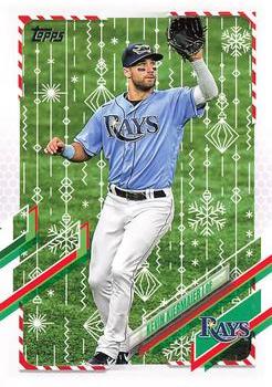 2021 Topps Holiday #HW202 Kevin Kiermaier Front
