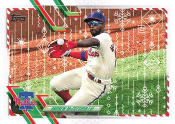 2021 Topps Holiday #HW215 Andrew McCutchen Front
