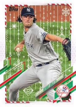 2021 Topps Holiday #HW220 Gerrit Cole Front