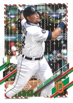 2021 Topps Holiday #HW17 Miguel Cabrera Front