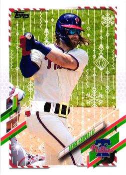 2021 Topps Holiday #HW50 Bryce Harper Front