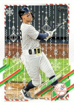 2021 Topps Holiday #HW99 Aaron Judge Front