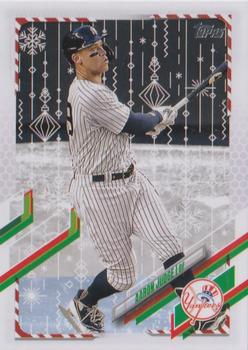 2021 Topps Holiday #HW99 Aaron Judge Front