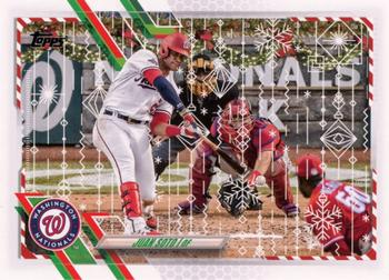 2021 Topps Holiday #HW100 Juan Soto Front