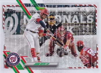 2021 Topps Holiday #HW100 Juan Soto Front