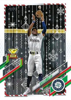 2021 Topps Holiday #HW117 Kyle Lewis Front